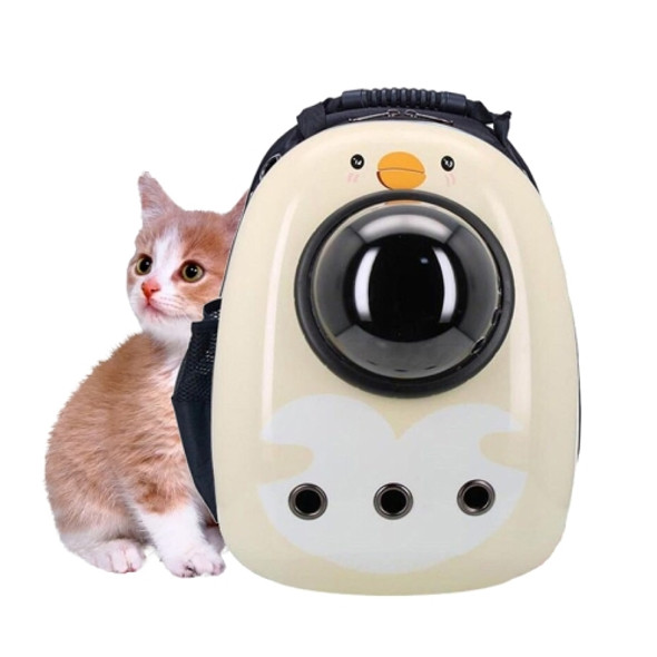 12-hole Breathable Transparent Go Out Portable Space Capsule Pet Carrier Backpack( Chicken)