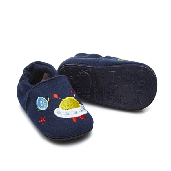 2 Pairs Spring Boy And Girl Baby Toddler Shoes 0-1 Years Old Baby Shoes Cartoon Soft Bottom Shoes, SIZE:16cm(Dark Blue)