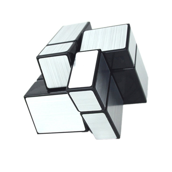 Mirror Second-order Entry-level Shaped Cube Speed Challenge Gift Intelligent Early Education Toy(Silver)