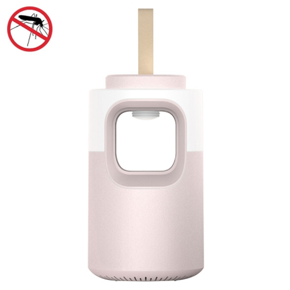 Home USB Charging Silent Non-radiation Physical Mosquito Killer LED Night Light(Cherry Powder)