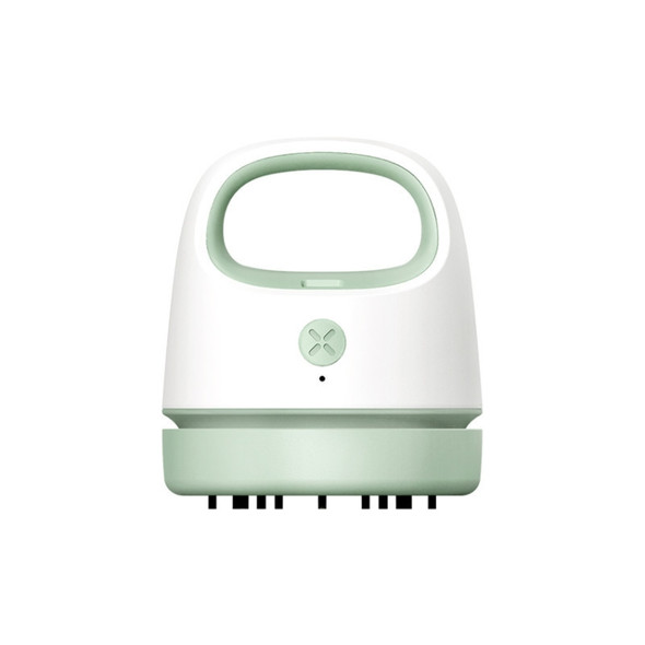 C502 Office Desktop Keyboard Cleaning Vacuum Cleaner USB Charging Mini Portable Car Vacuum Cleaner(Green)