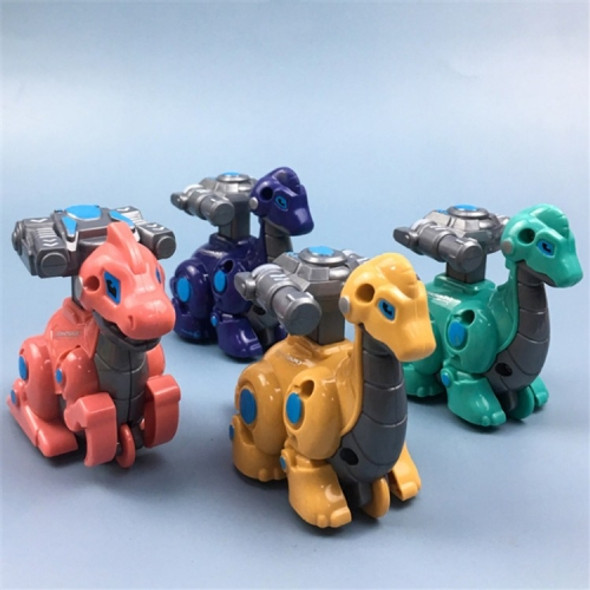 4 PCS Children Inertia Power Sliding Cartoon Animal Model Toy, Random Color Delivery(Dinosaur)