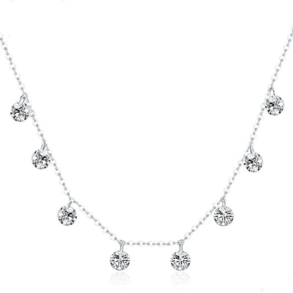 S925 Sterling Silver Platinum Plated Necklace