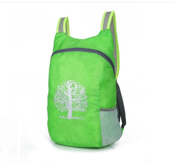15L Folding Backpack Hiking Camping Bag Ultra Light Outdoor Sport Waterproof Travel Backpack(Green)