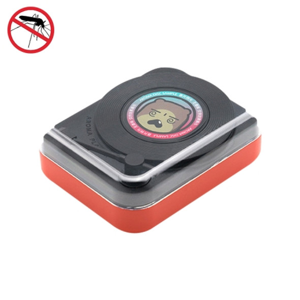 Record Aroma Diffuser Home Office Bedroom Car Portable USB Mosquito Repellent, Colour: Red Charging