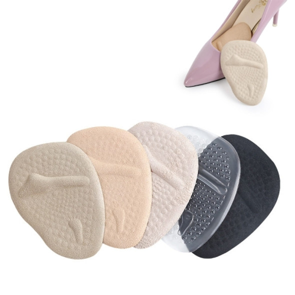 5 Pairs Sweat-Absorbent Breathable Non-Slip Forefoot Pad High Heels Anti-Pain Pad, Random Color Delivery, Size:Free Size