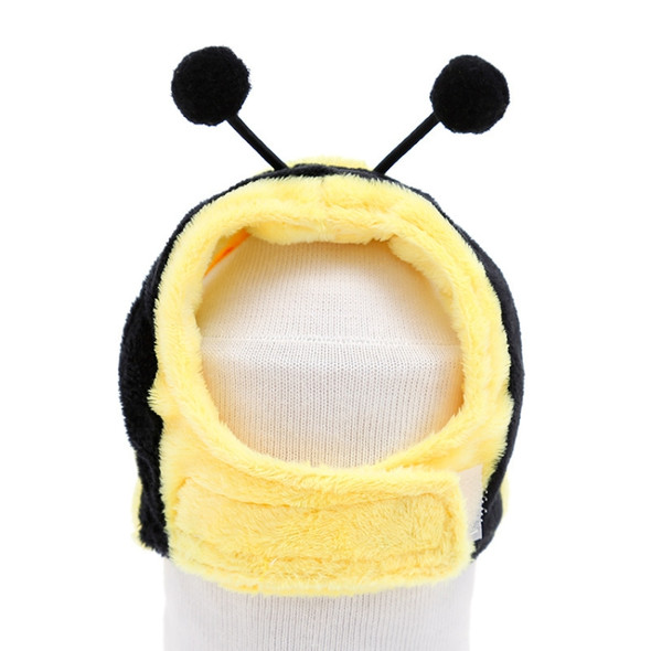 4 PCS Soft Cat Headgear Cat Dog Cross Dress Pet Hat, Size: S(Bee)