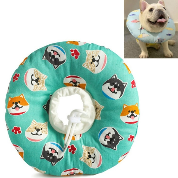 2 PCS Cat Anti-Lick And Anti-Bite Soft Ring Dog Collar Pet Supplies, Size:XS(Shiba Lnu Family)