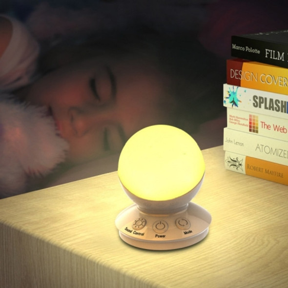 Intelligent Dimming And Sound Control Colorful Light Rechargeable Eye Protection Night Light