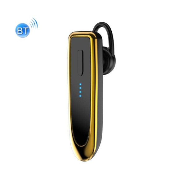 K23 Bluetooth 5.0 Business Wireless Bluetooth Headset, Style:Caller ID(Black And Gold)