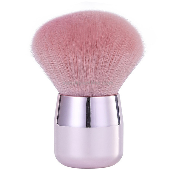 2 PCS Loose Powder Brush Mushroom Head Makeup Brush Set Makeup Powder Brush Soft Hair Blush Brush(Round Head Loose Powder Brush)