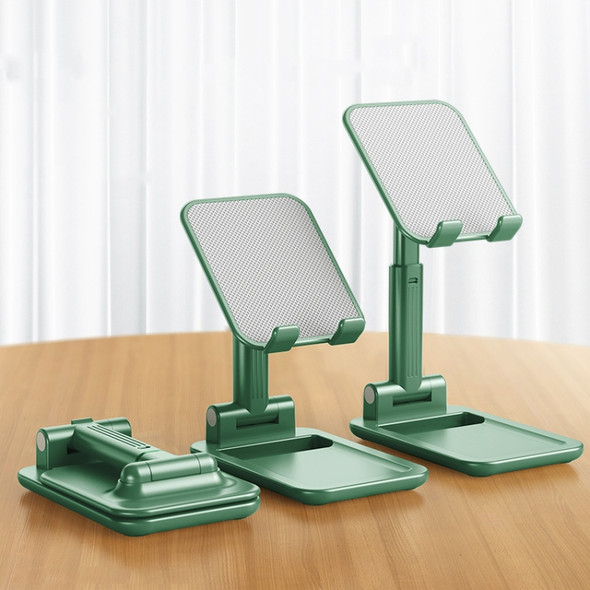 2 PCS Multifunctional Folding Desktop Stand for Electronic Devices under 12.9 inches(Dark Night Green)