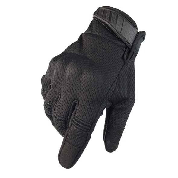 A30 Outdoor Cycling Motorcycle Non-Slip Breathable Mountaineering Climbing Sports Gloves, Size: S(Black)