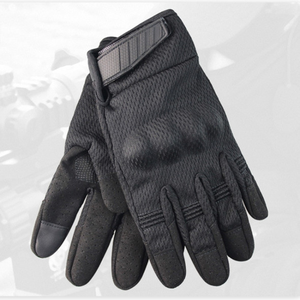 A30 Outdoor Cycling Motorcycle Non-Slip Breathable Mountaineering Climbing Sports Gloves, Size: S(Black)