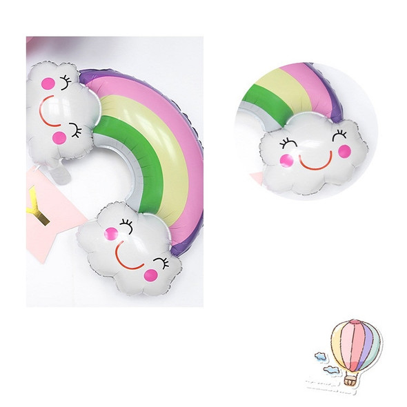 Birthday Party Background Wall Decoration Macaron Balloon Set, Style:Candy Set