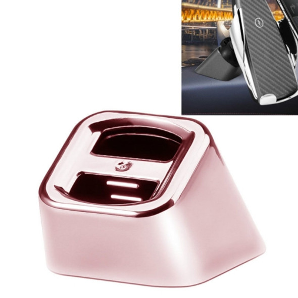 5 PCS Car Phone Holder Base Universal Car Air Outlet Clip Bracket Base, Colour: Rose Gold Reflective