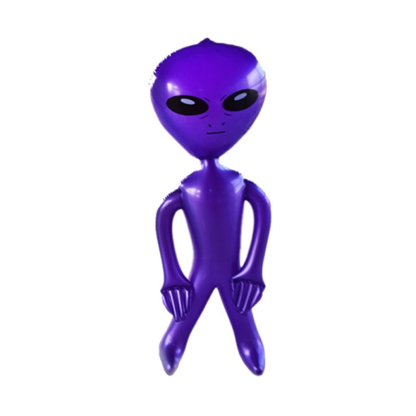 Balloon Model Photography Props Inflatable Alien KTV Bar Doll Balloon Halloween Party Doll Balloon, Colour: Purple(90cm)