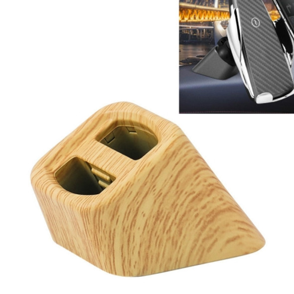 5 PCS Car Phone Holder Base Universal Car Air Outlet Clip Bracket Base, Colour: Wood Grain 3