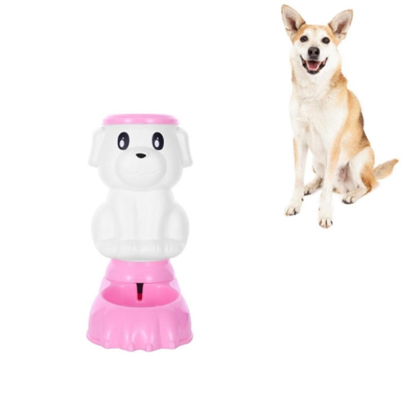 Automatic Pet Feeder Cat and Dog Large-capacity Drinking Fountain, Style:Drinking Fountain(Pink)