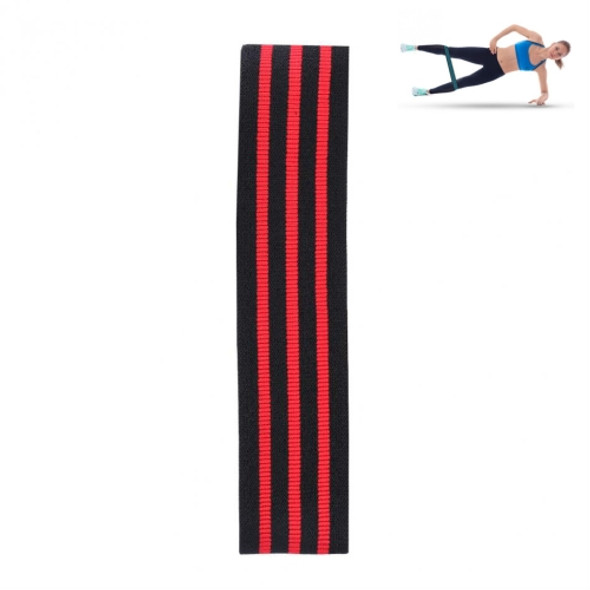 Three-color Stripe Yoga Belt Looped Latex Silk Non-slip Tension Band, Size:M(Red)