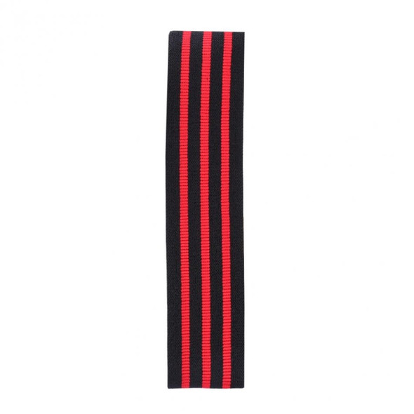 Three-color Stripe Yoga Belt Looped Latex Silk Non-slip Tension Band, Size:M(Red)