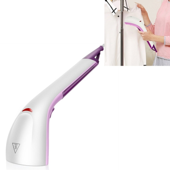 Handheld Portable Garment Steamer Removable Water Tank for Home and Travel, EU Plug(Purple)