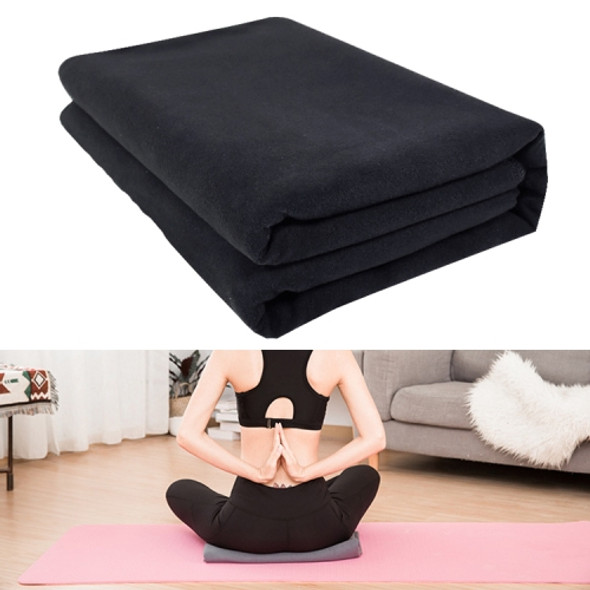 Yoga Blanket Meditation Auxiliary Blanket Yoga Supplies(Black)