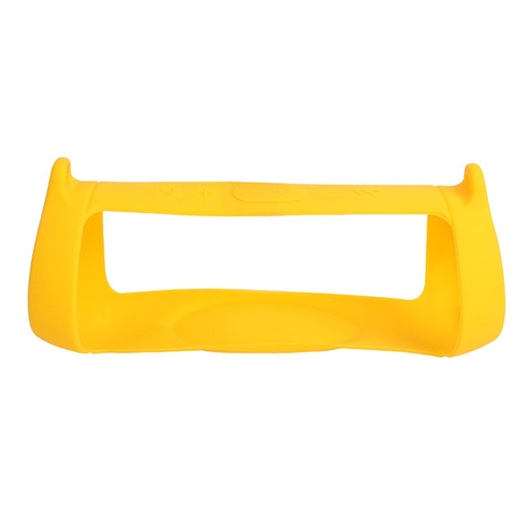 Speaker Portable Silicone Protective Cover with Shoulder Strap & Carabiner For JBL Charge 5(Yellow)