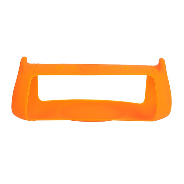 Speaker Portable Silicone Protective Cover with Shoulder Strap & Carabiner For JBL Charge 5(Orange)