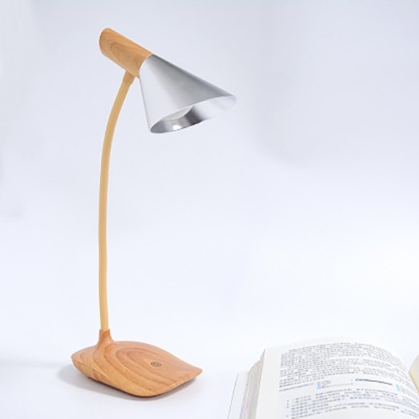 YWXLight Portable USB Charging Touch Switch Dimmable LED Desk Lamp Eye Protection Reading Light (Silver)