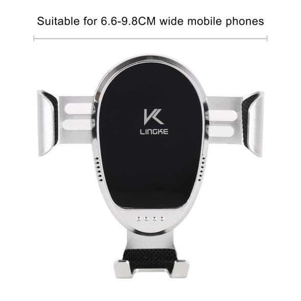 LINGKE Car Air Outlet Snap-in Gravity Mobile Phone Holder