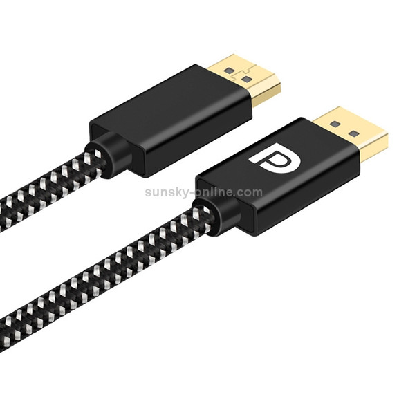 OD6.5mm DP Male to Male DisplayPort Cable, Length: 2m