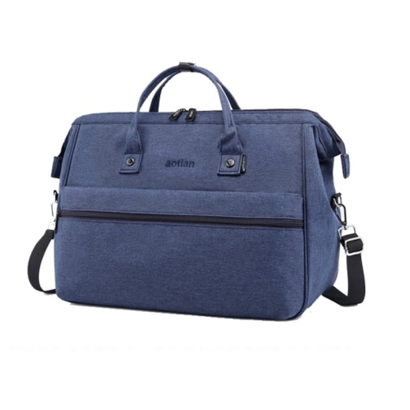 Large-capacity Business And Leisure Travel Bag Backpack Men's And Women's Handbag Shoulder Bag (Blue)