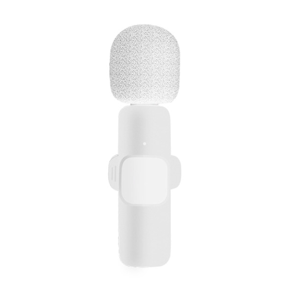 LSHOW YJK128 Mini Intelligent Noise Reduction Wireless Microphone(White)