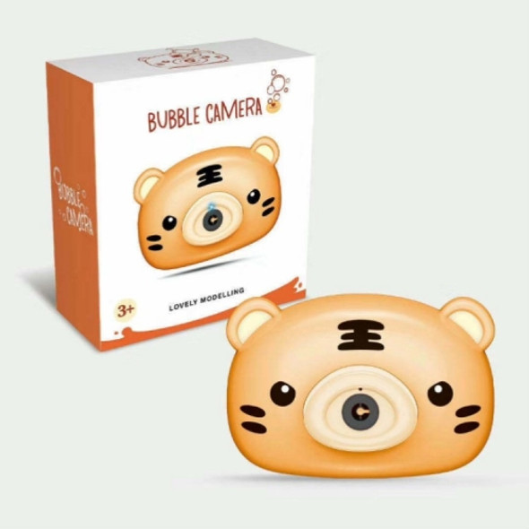 Cartoon Camera Electric Bubble Blowing Machine(Tiger)