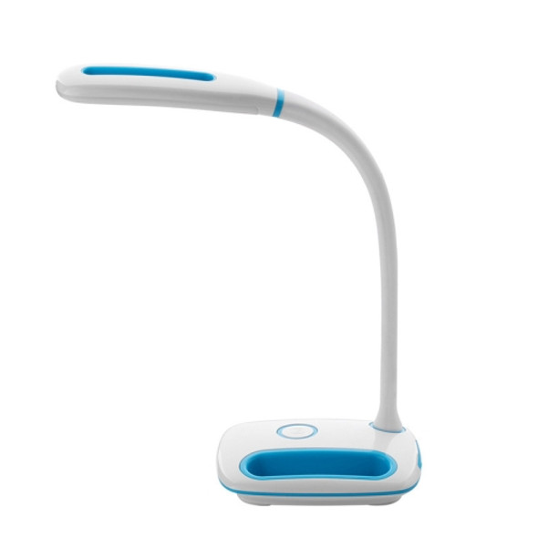 BD-015 USB Eye Protection Natural Light LED Touch Control Desk Lamp (Blue)
