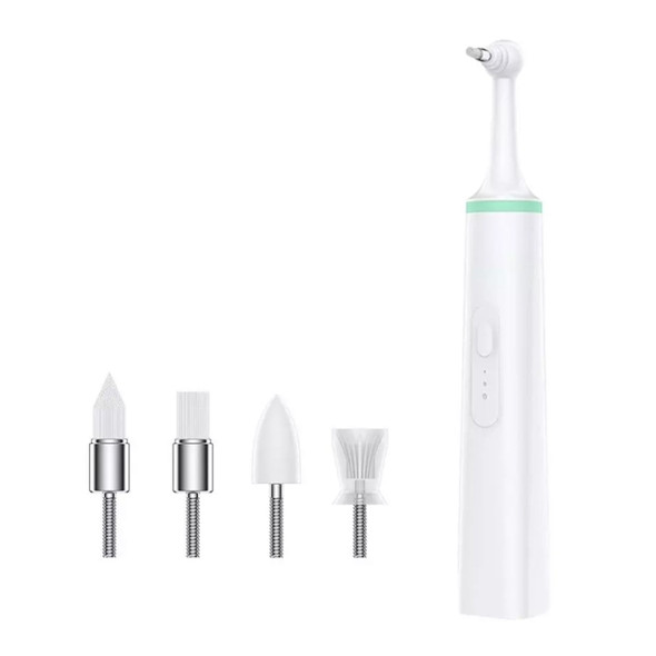 Pet Electric Toothbrush Tooth Polisher Oral Cleaning Plaque Removal Tool(Green)