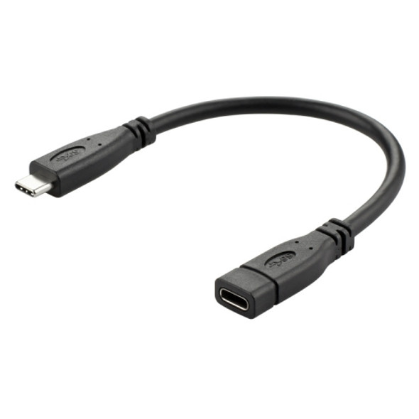 USB 3.1 Type-C / USB-C Male to Type-C / USB-C Female Gen2 Adapter Cable, Length: 20cm