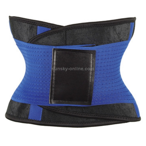 Women Abdomen Adjustable Belt Body Sculpting Corset with Fat Burning Slimming, Size:XL(Blue)