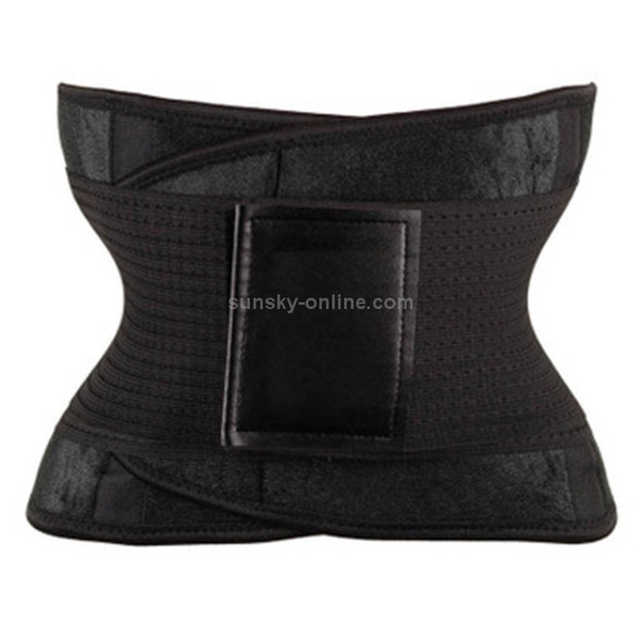 Women Abdomen Adjustable Belt Body Sculpting Corset with Fat Burning Slimming, Size:XL(Black)