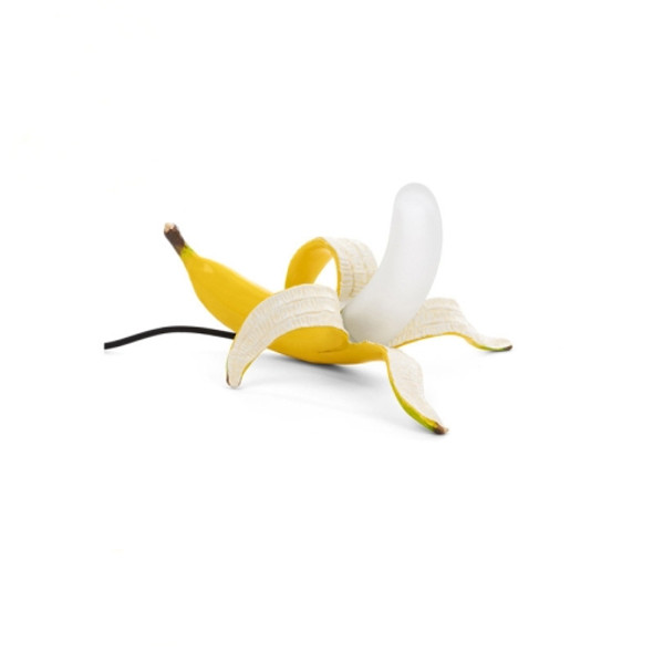 Banana Table Lamp Bedroom Decoration Lamp, Specification: AU Plug, Style:Prone Posture(Spray Paint)