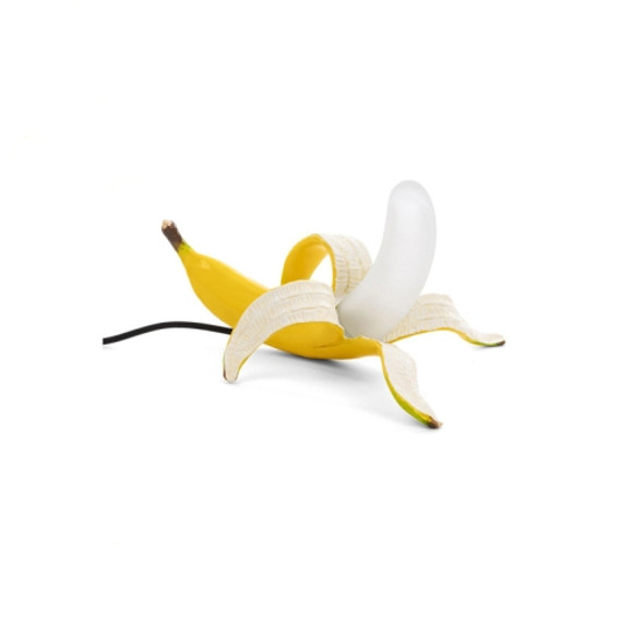 Banana Table Lamp Bedroom Decoration Lamp, Specification: US Plug, Style:Prone Posture(Spray Paint)