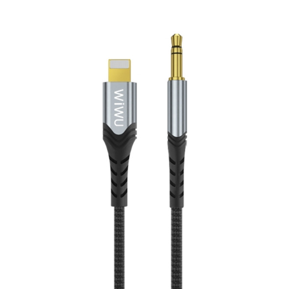 WIWU YP02 3.5mm to 8 Pin AUX Stereo Audio Cable, Length: 1.5m