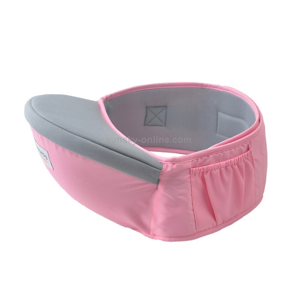 Waist belt Baby Carrier Waist Stool Walkers Baby Sling Hold Waist Belt Backpack(Pink)