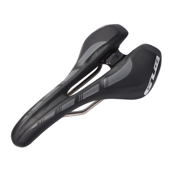 GUB 1150 Chromium-Molybdenum Steel MTB Mountain Bike Hollow Saddle(Grey)