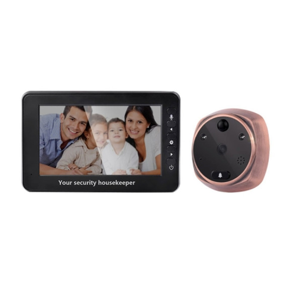 M4300A 4.3 inch Display Screen 3.0MP Camera Video Smart Doorbell, Support TF Card (32GB Max) & Motion Detection & Infrared Night Vision