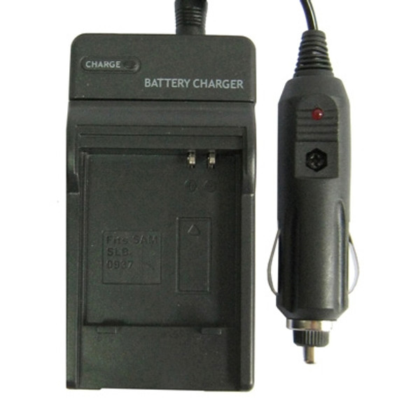 Digital Camera Battery Charger for Samsung SLB-0937(Black)