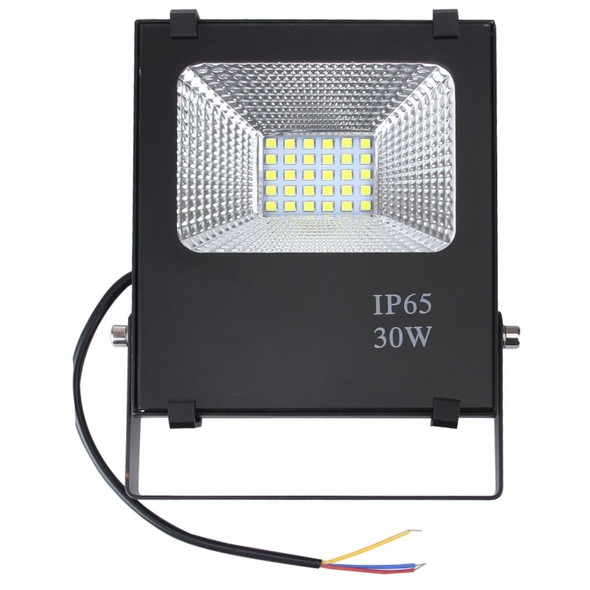 30W IP65 Waterproof LED Floodlight , 2700-6500K SMD-5054 Lamp, AC 85-265V(White Light)