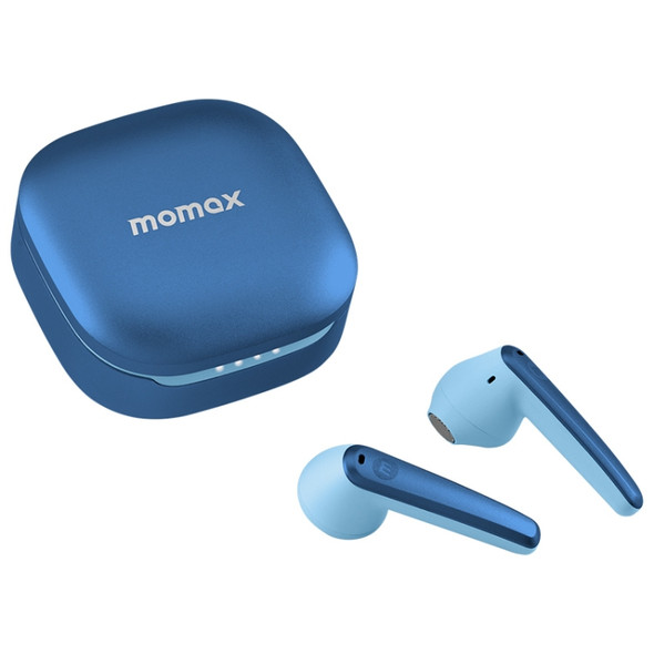 Momax BT9B SPARK mini True wireless Noise Canceling Bluetooth Earphone (Blue)