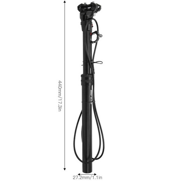 GUB SD440 27.2mm Wire Remote Control Adjustable Bike Seatpost